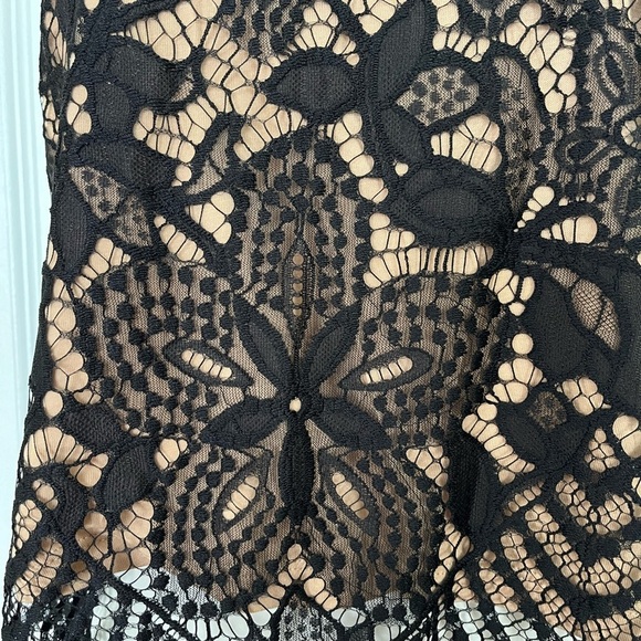 Express Black Lace Sleeveless Top XS Women - Picture 4 of 10